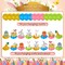 Easter Party Decorations - 30 Pcs Easter Hanging Swirl No DIY Easter Egg Bunny Carrot Baskets Ceiling Decorations for Home Office Classroom Easter Party Supplies
